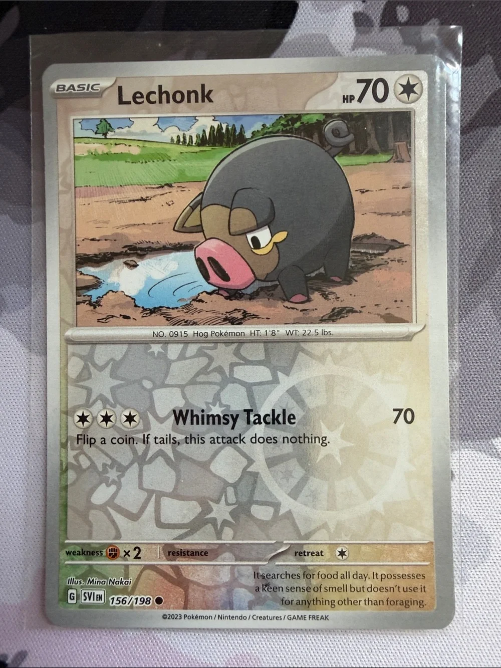 🐷 Lechonk Pokémon Reverse Holo Card Lot | 4 Cards ✨5/$25✨